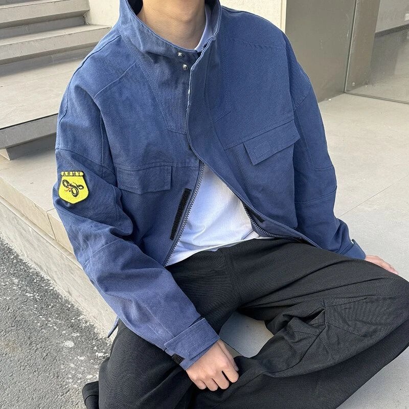 C.P. Company Bomber Jacket Blue Outerwear - 6