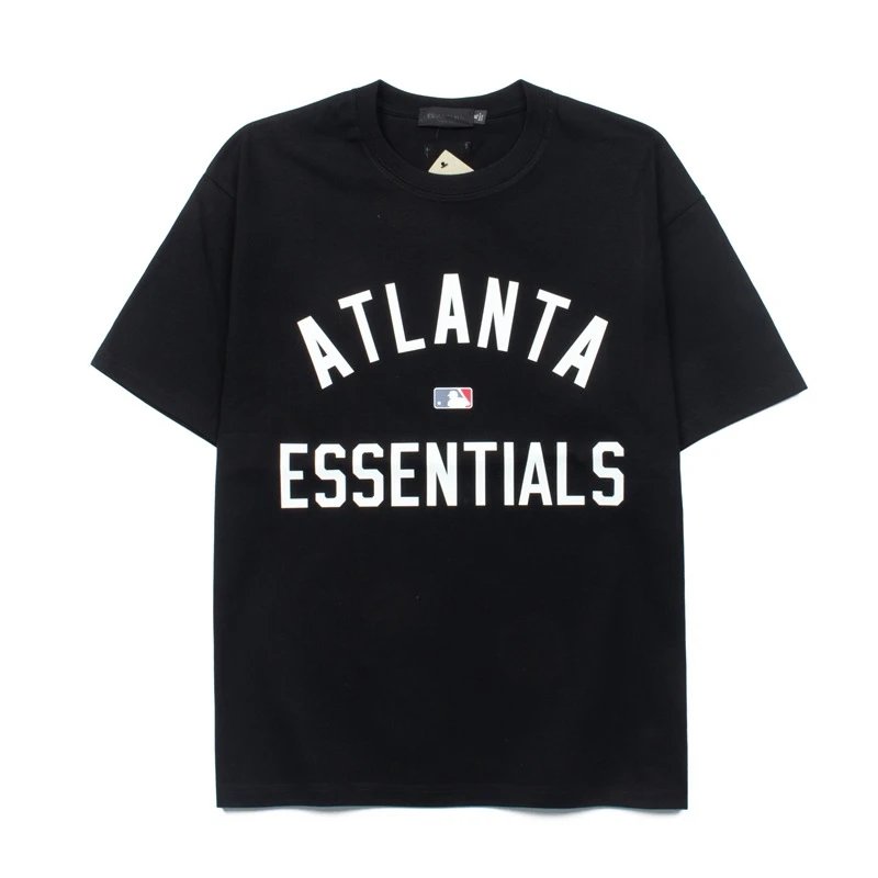 MLB x Essentials Atlanta Essentials Black T-Shirt - 11