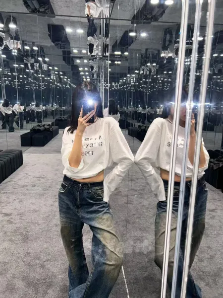 Acne Studios x aeae Stockholm Graphic Long-Sleeve T-Shirt White - 14