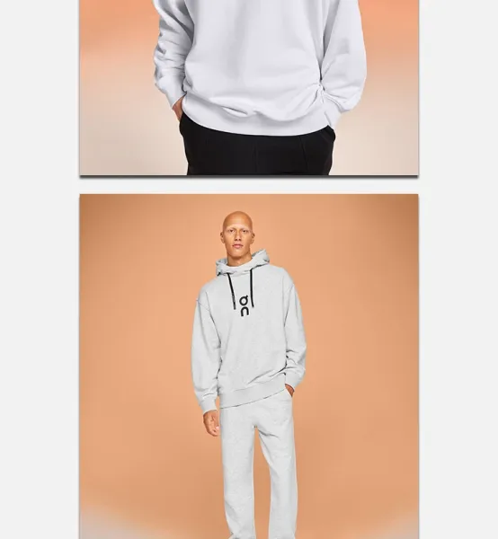 On Running Logo Hoodie White - 31