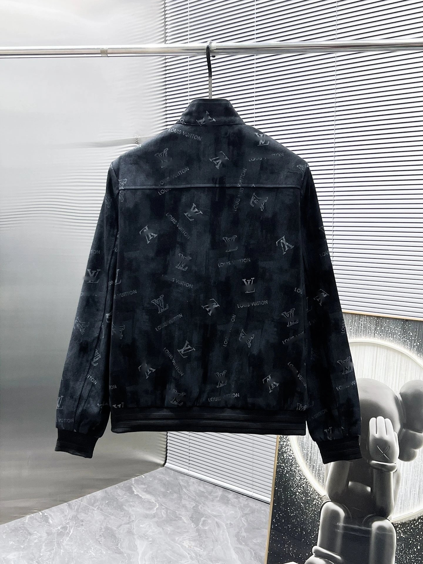 Gucci GG Monogram Sheer Jacket Black Outerwear Jacket - 3