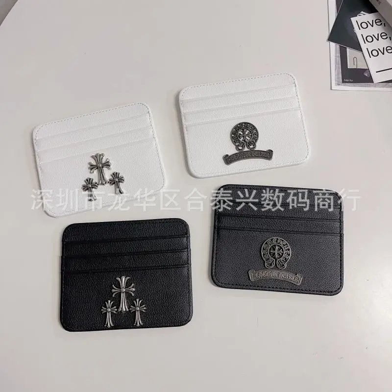 Chrome Hearts Triple Cross Card Holder Black - 3