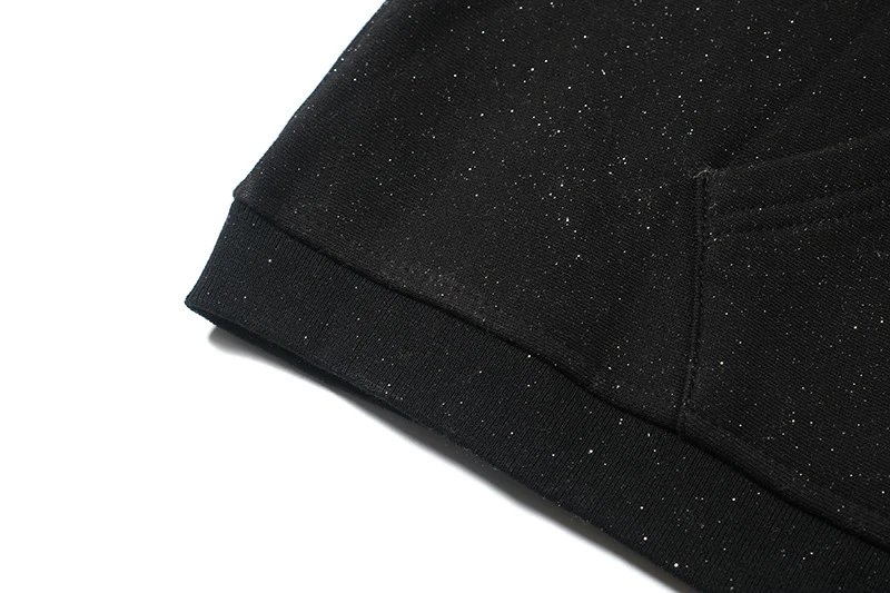 Design Oversized Zip-Up Hoodie Black - 16