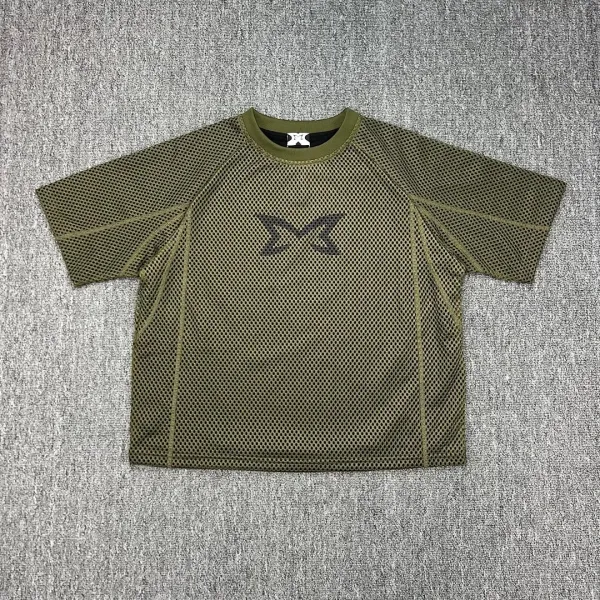 Design Mesh Performance T-Shirt Olive Green - 1