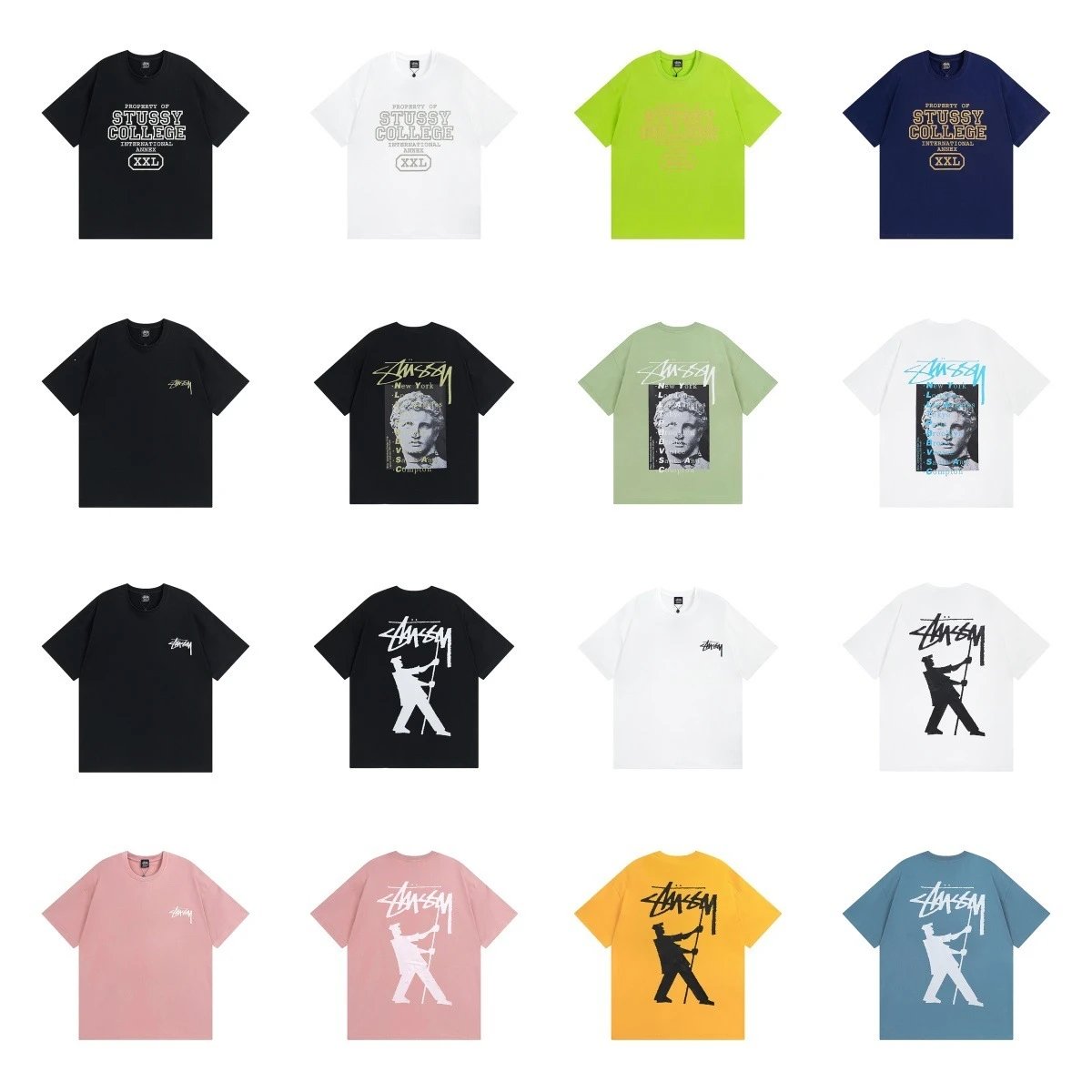 Design Spray Can S Logo Lime Green T-Shirt - 7