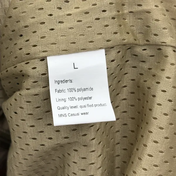 Design Fleece-Lined Windbreaker Gray Jacket Outerwear - 13