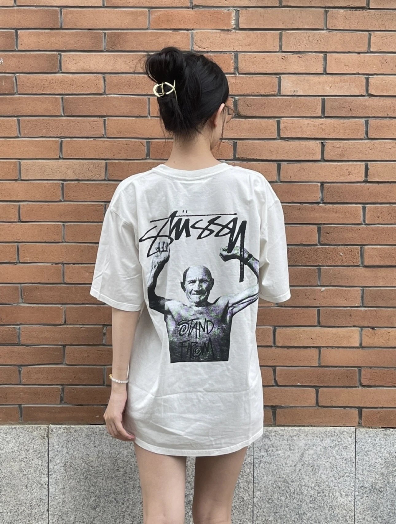 Design Spray Can S Logo Lime Green T-Shirt - 15