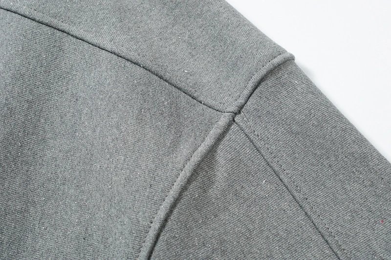 Design Oversized Zip-Up Hoodie Black - 5
