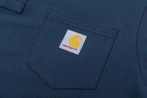 Carhartt Work In Progress Carhartt WIP Logo T-Shirt Brown T-Shirt T-Shirts - 7
