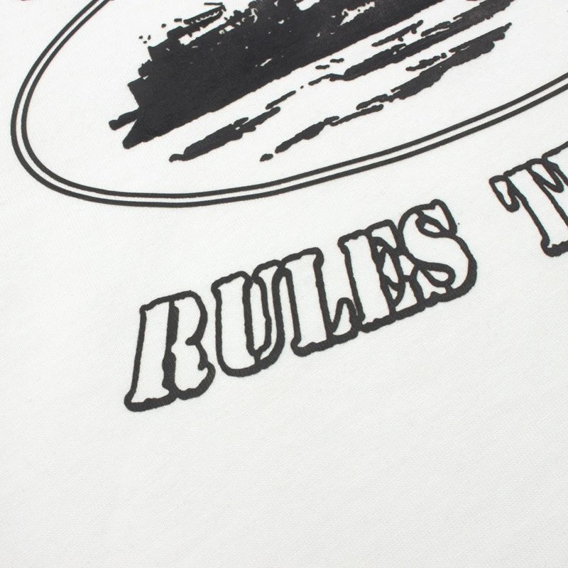 Corteiz Rules The World Ringer T-Shirt Gray - 15