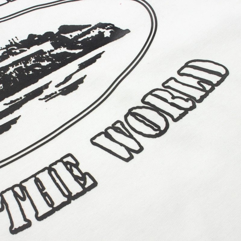 Corteiz Rules The World Ringer T-Shirt Gray - 16