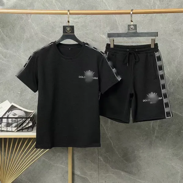 Fear of God Essentials Logo Print T-Shirt and Shorts Set Black - 5