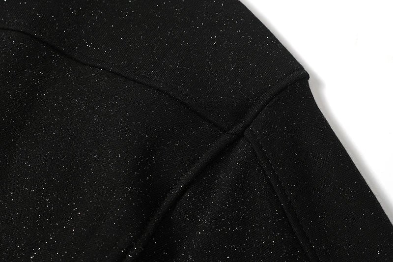 Design Oversized Zip-Up Hoodie Black - 15