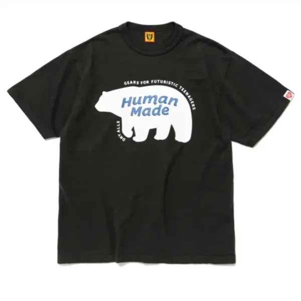 Human Made Bear Logo Black T-Shirt - 1