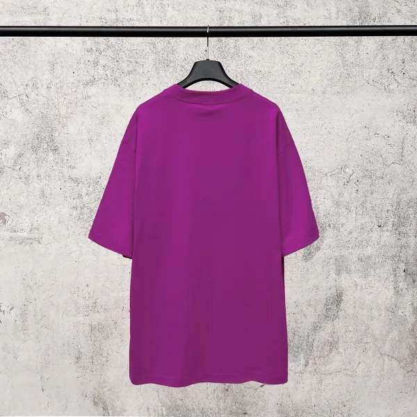 Design Arch Logo Purple Oversized T-Shirt - 4