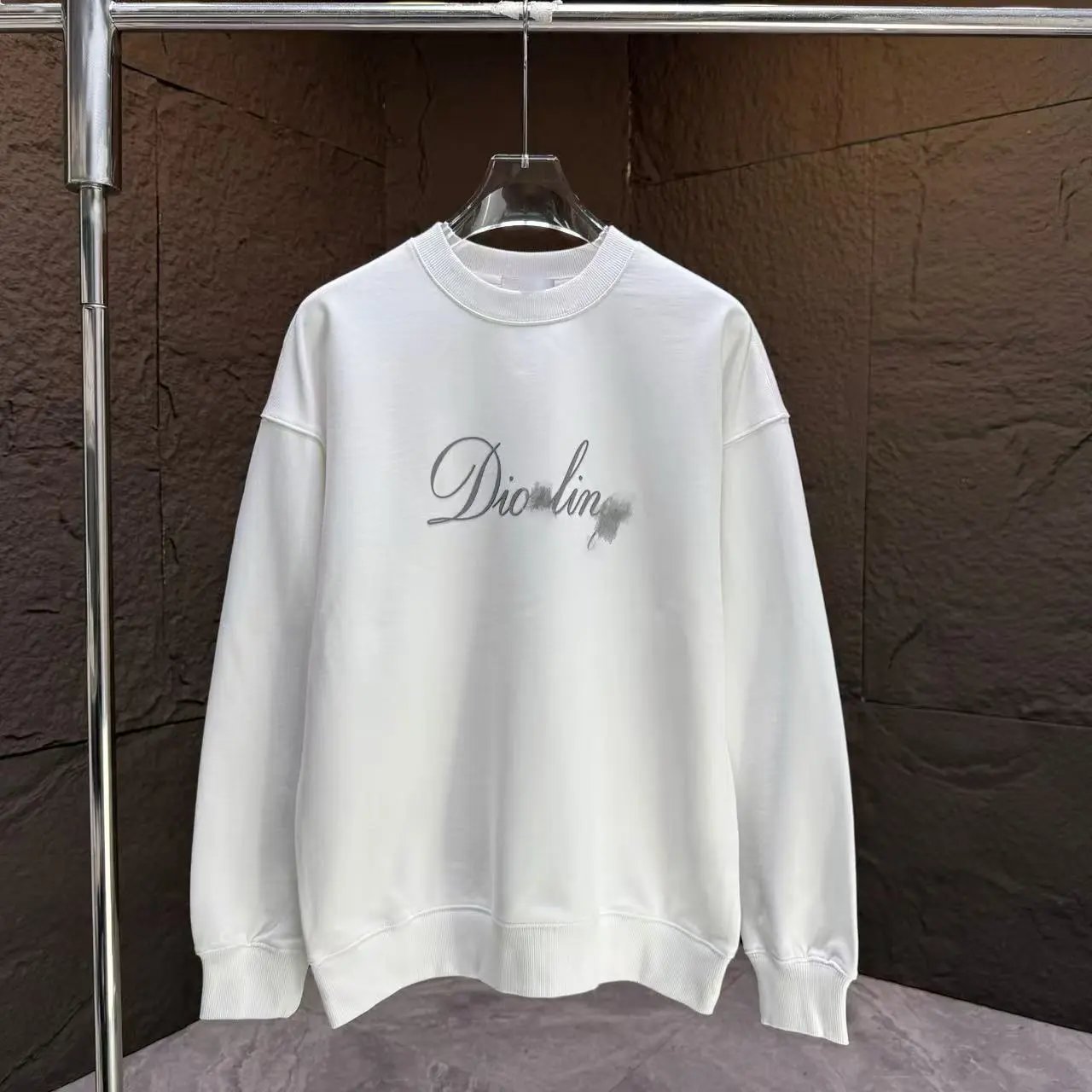 Gucci Logo Print Gray Hoodie - 18