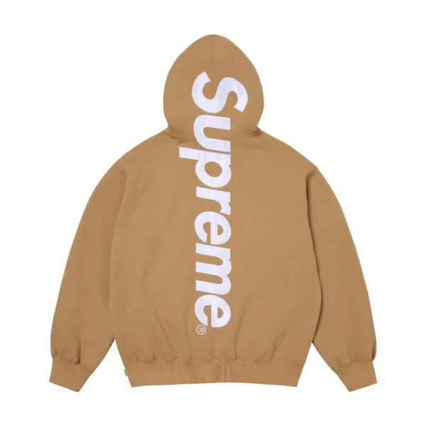 Supreme Box Logo Hoodie Tan - 1
