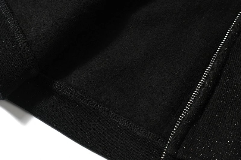 Design Oversized Zip-Up Hoodie Black - 19