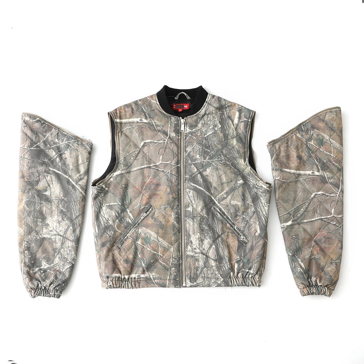 Supreme Denim Hooded Jacket Light Wash Blue Outerwear - 17