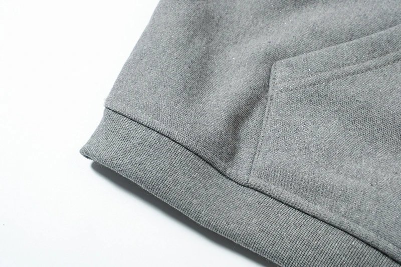 Design Oversized Zip-Up Hoodie Black - 9