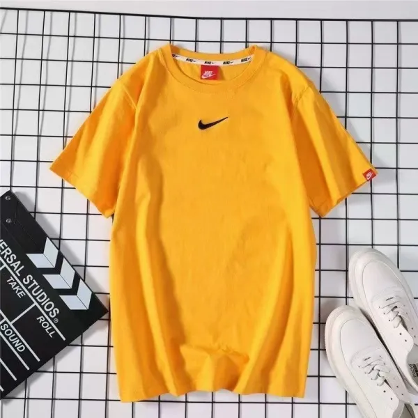 Nike Swoosh Logo T-Shirt Yellow T-Shirt - 7