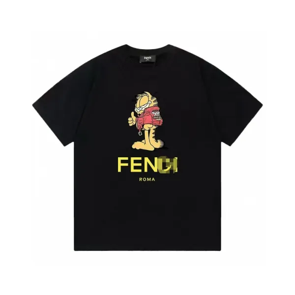 Fendi Teddy Bear Print White T-Shirt - 4