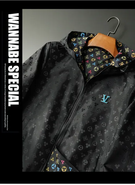 Louis Vuitton Monogram Windbreaker White Jacket Outerwear.windbreaker - 7