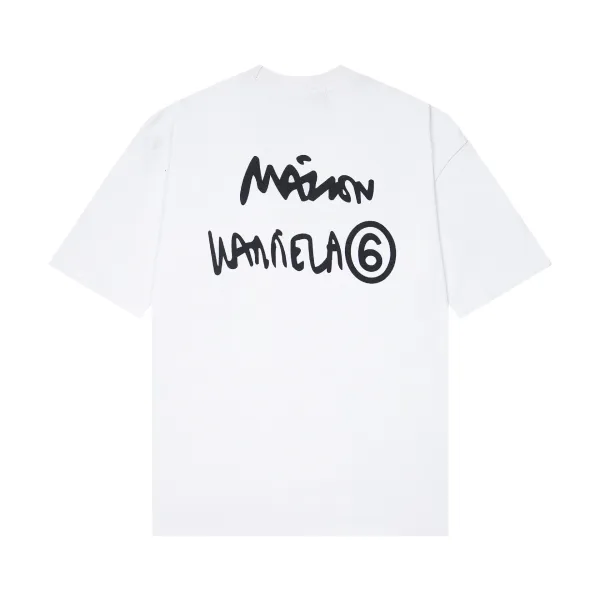 Maison Margiela Tabi Logo White T-Shirt - 1