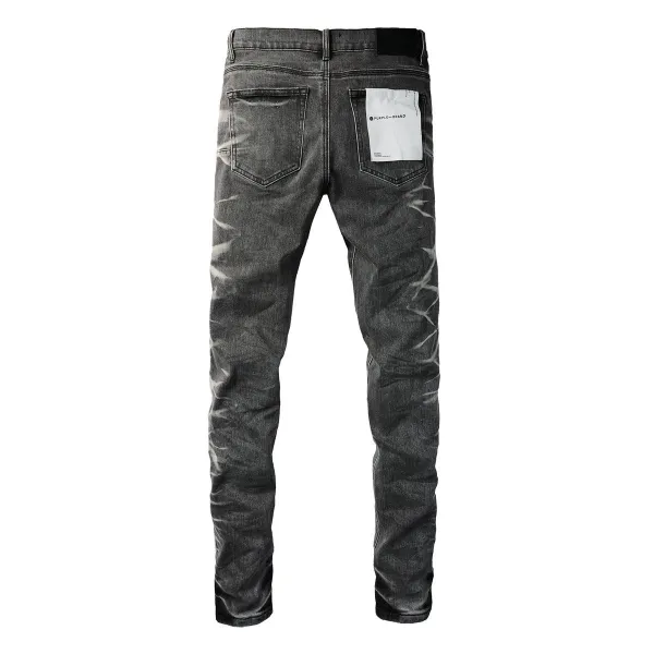 Design Abstract Paint Splatter Washed Denim Jeans - 30