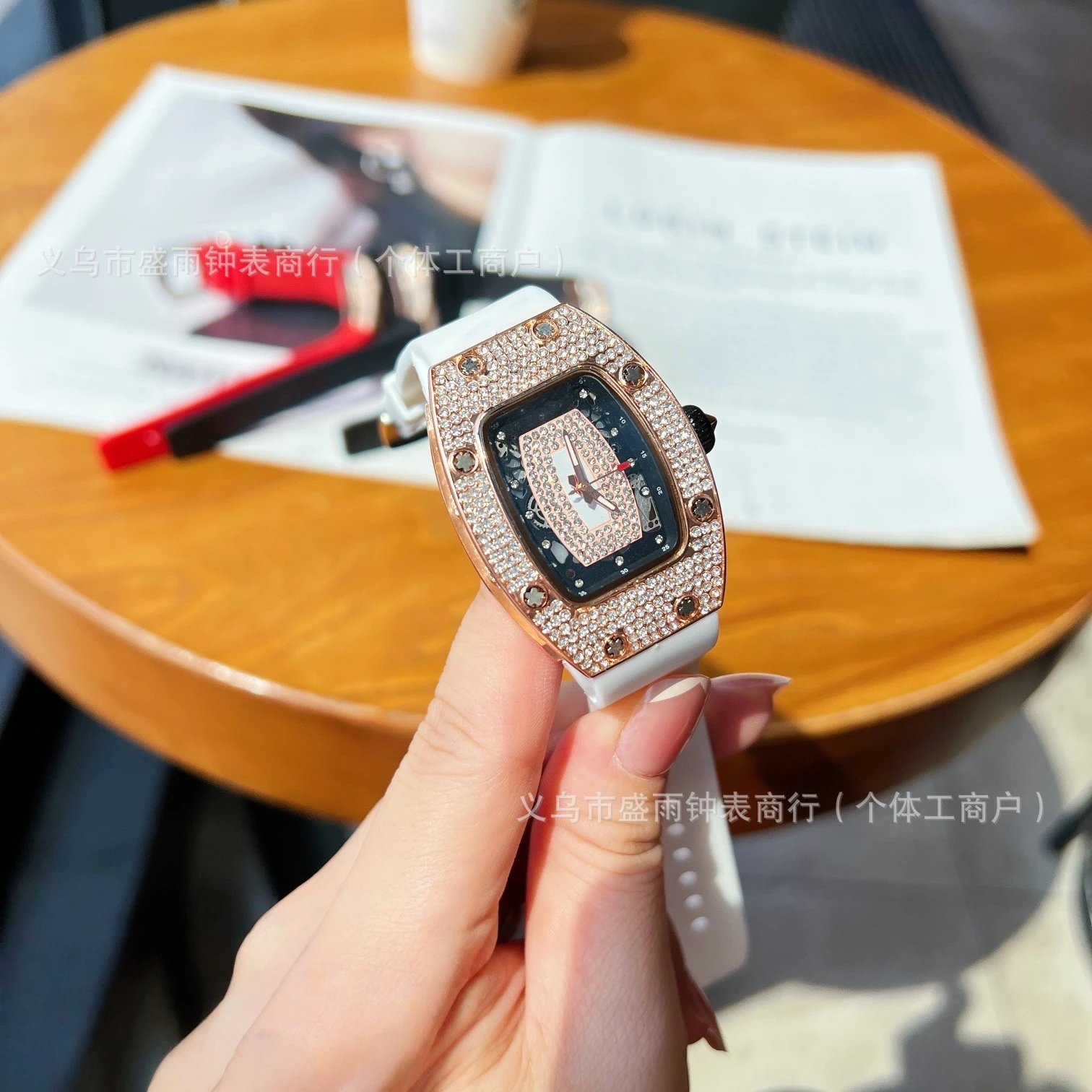 Richard Mille RM 07-01 White Ceramic Diamond-Set Watch Watches - 4