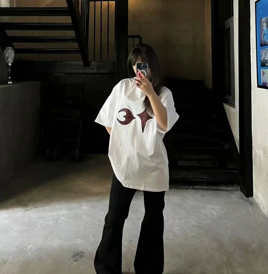 Design Gothic Dragon Sword White T-Shirt - 43