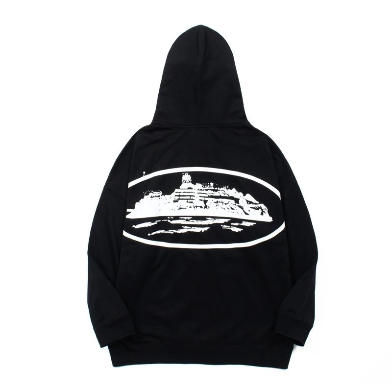 Design Oval Island Hoodie Gray - 8