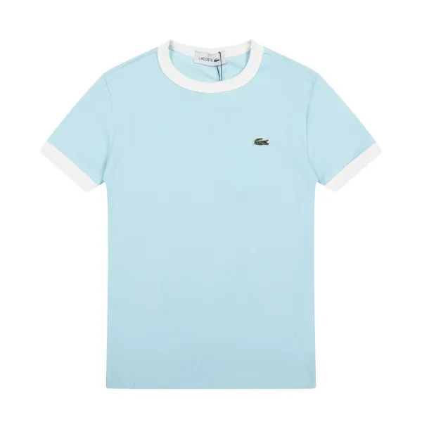 Lacoste Ringer T-Shirt Light Blue - 1