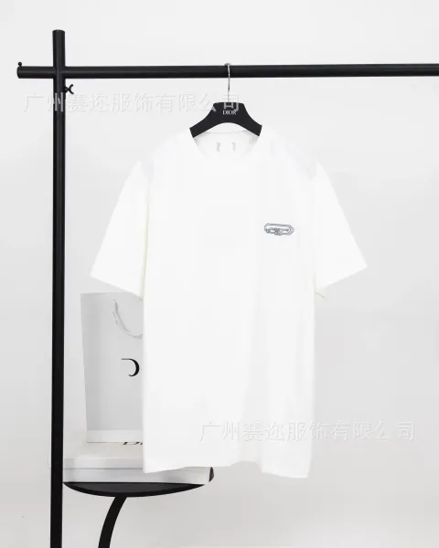 Dior Oblique Logo White T-Shirt - 1