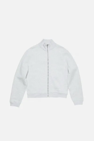 Acne Studios Script Logo Zip-Up Jacket Navy Outerwear - 24