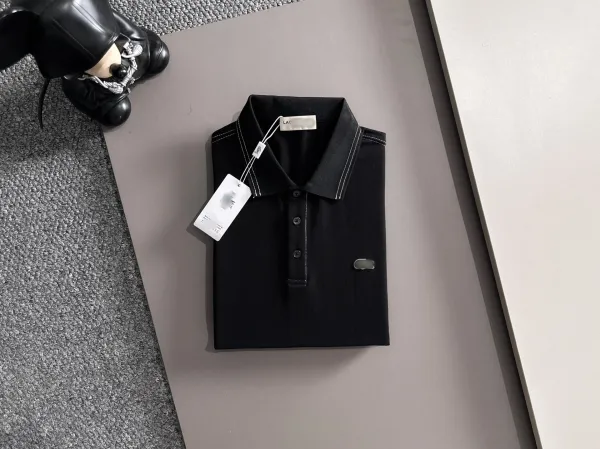 Dior Oblique Collar Polo White Polo Polo Shirt - 3