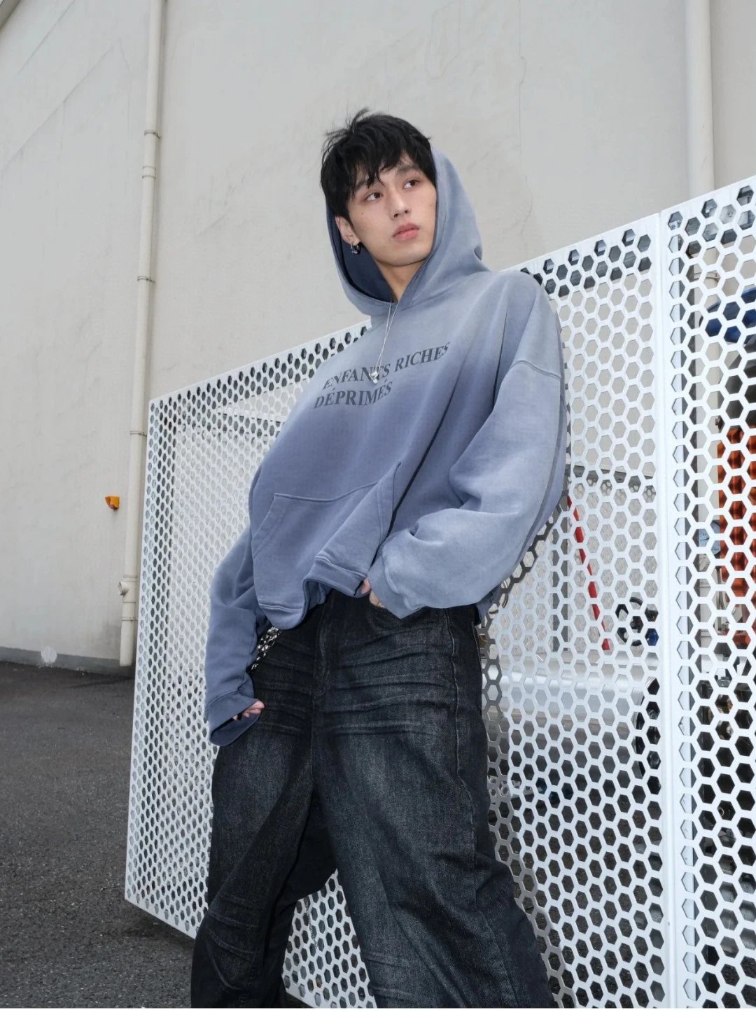 Enfants Riches Déprimés Oversized Hoodie Black - 26