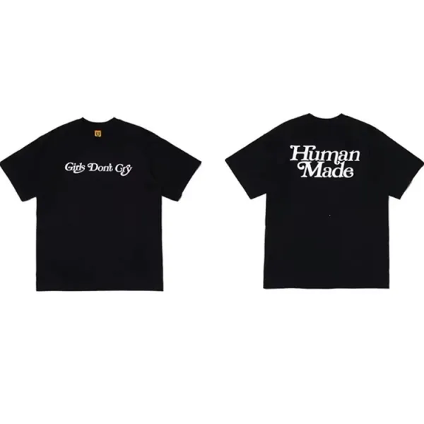 Human Made Girls Don't Cry T-Shirt Black - 1