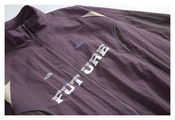 Design Future Windbreaker Navy Beige Blue Outerwear - 11