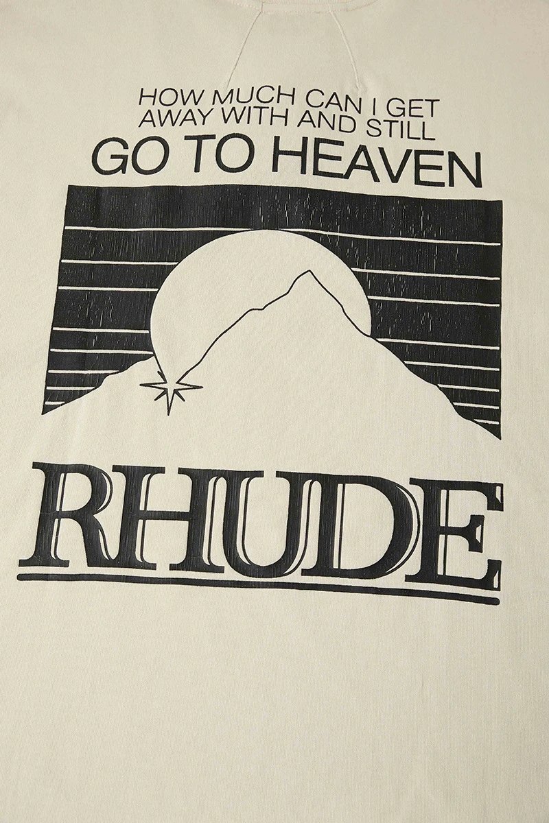Rhude Mountain Graphic Black T-Shirt - 6