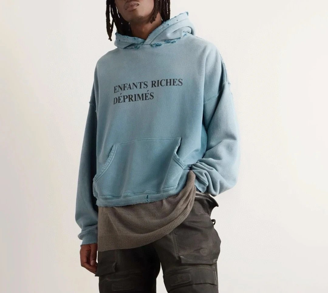 Enfants Riches Déprimés Oversized Hoodie Black - 37