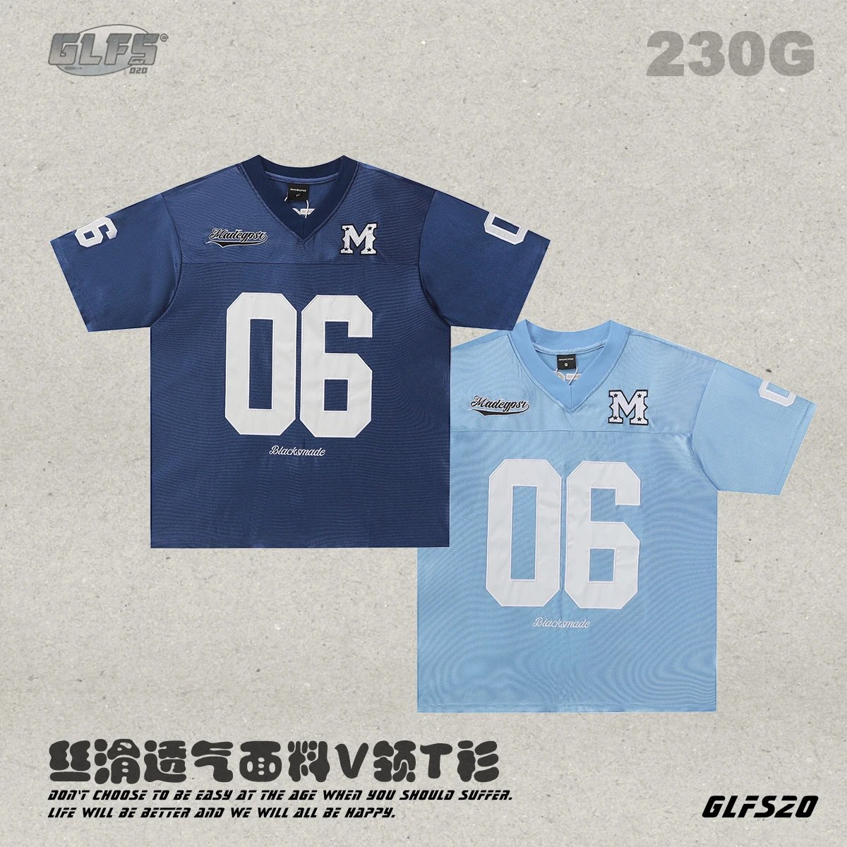 Design GLFS 06 Football Jersey Navy Jersey - 13
