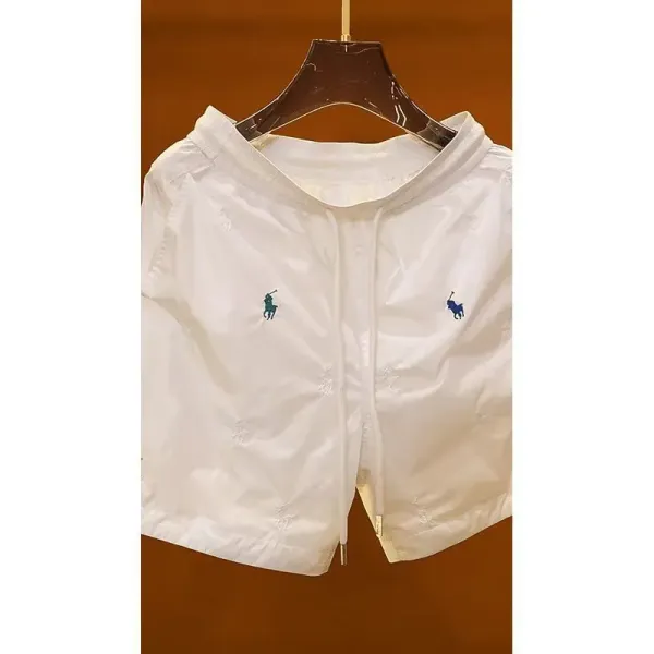 Polo Ralph Lauren Multi-Logo Embroidered White Shorts - 3