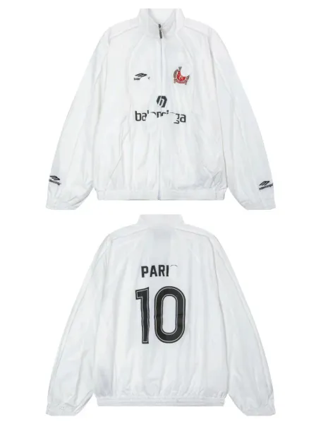 Balenciaga x Paris Saint-Germain Windbreaker Jacket White - 1