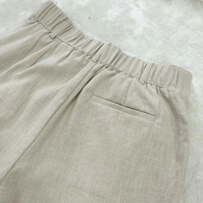 Design Pleated Tailored Shorts Black - 14