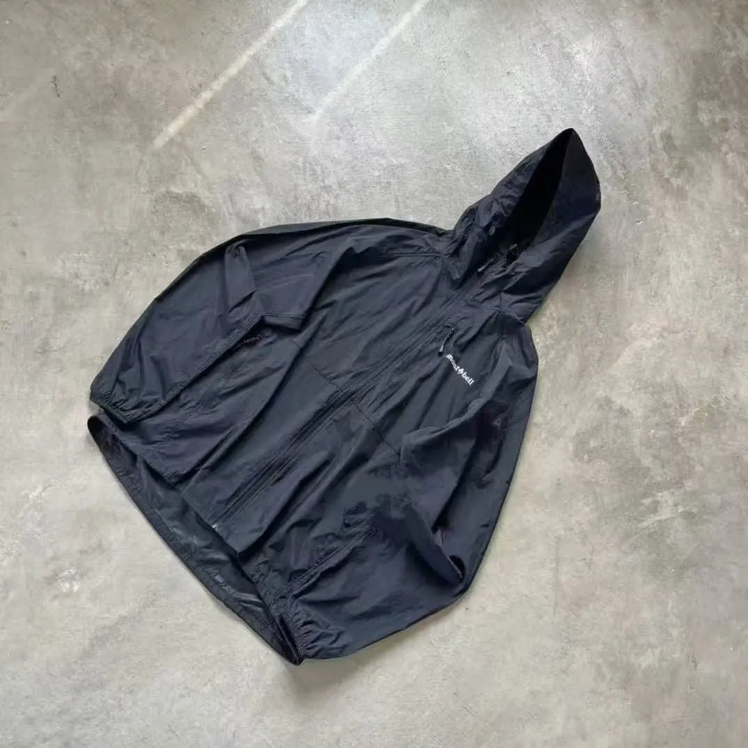 Design Montbell Storm Cruiser Jacket Dark Green Windbreaker - 11