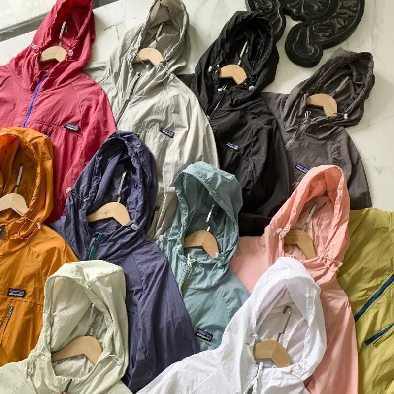 Patagonia Houdini Jacket Pink with Purple Zippers Windbreaker Outerwear.windbreaker - 6