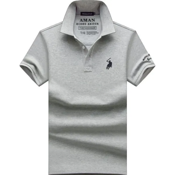Polo Ralph Lauren Classic Fit Polo Gray Tops Polo - 1
