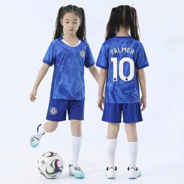 Chelsea FC Palmer #10 Youth Soccer Jersey Set Blue - 1