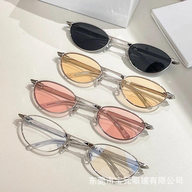 Design Tortoiseshell Foldable Sunglasses with Amber Lenses Sunglasses - 27